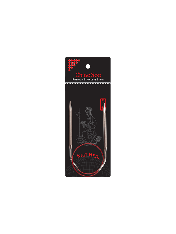 Circulares fijas KNIT RED ChiaoGoo