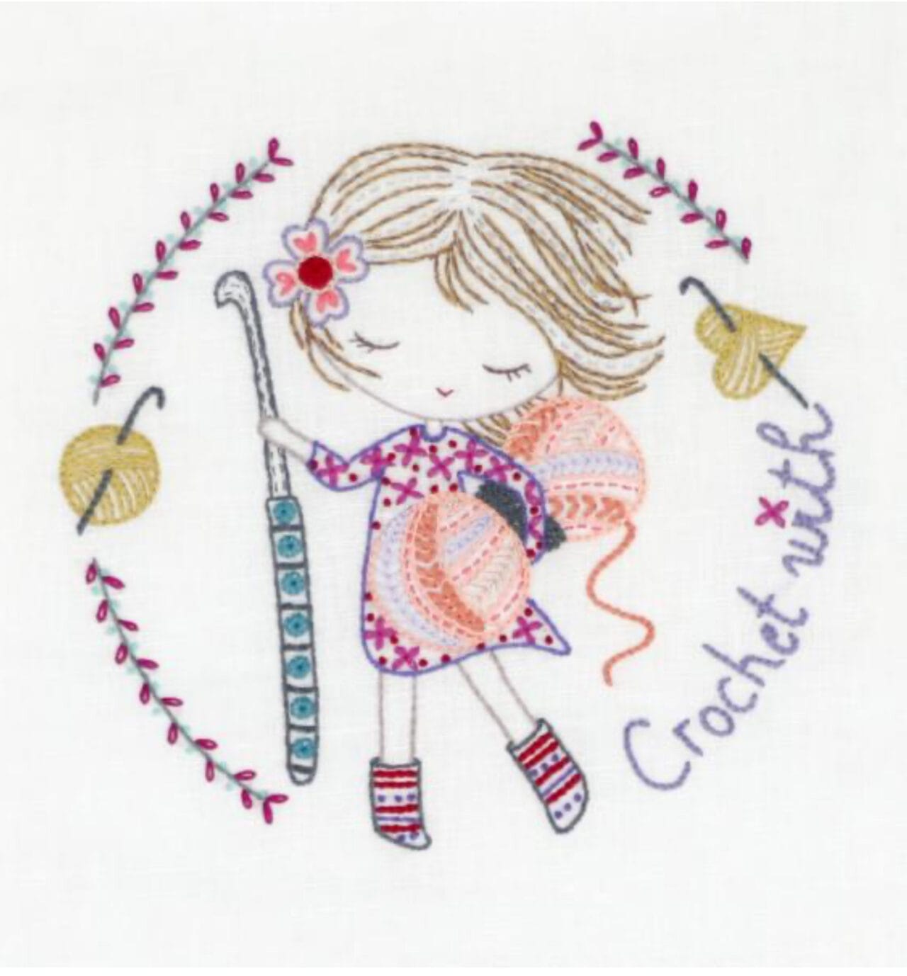 Kit de bordado Salomé tejedora Chat dans l’Aiguille