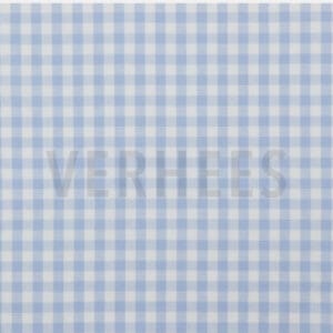 Tela Vichy azul bebé