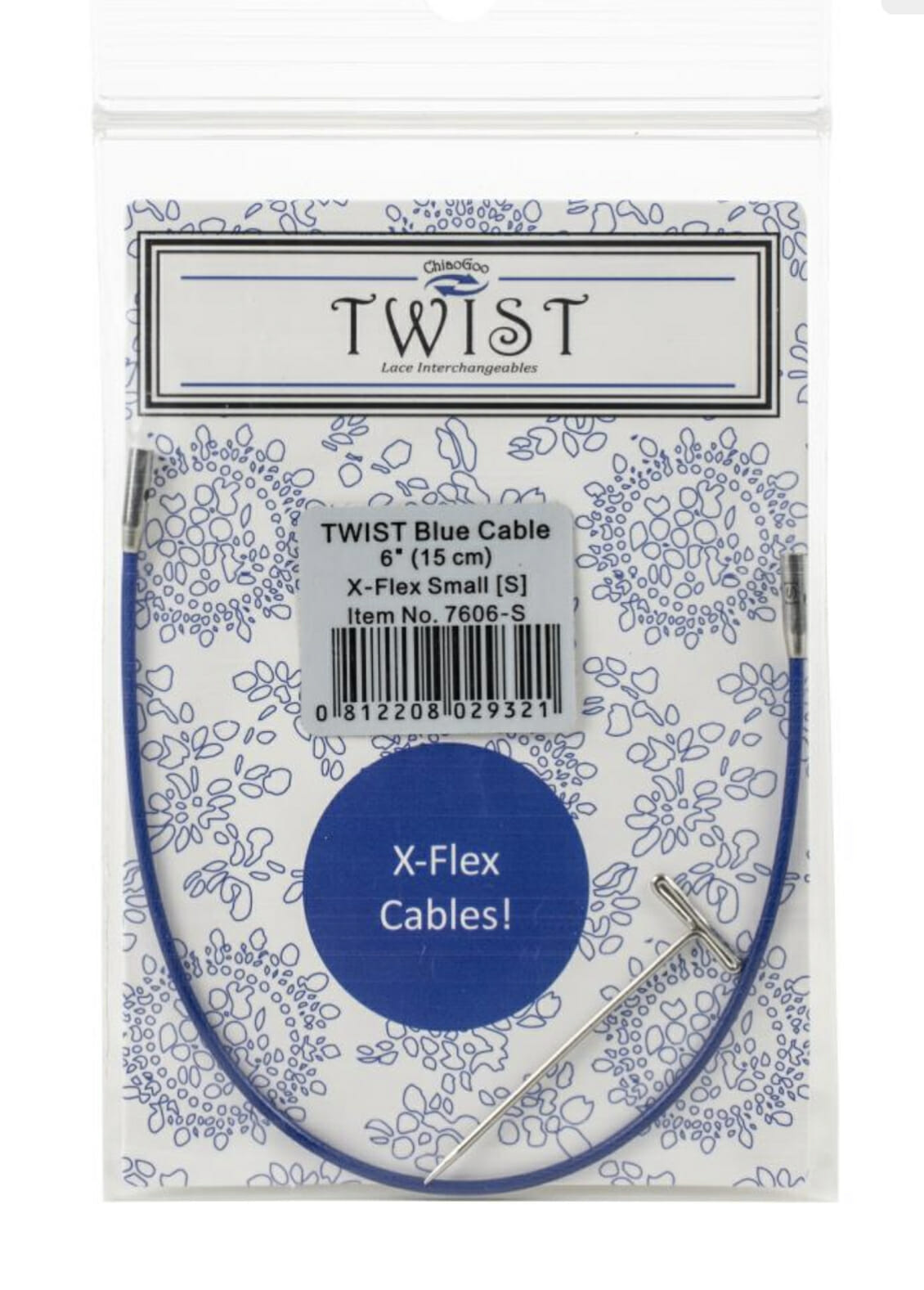 Cable Blue Lace Twist Chiaogoo