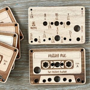 Calibrador de agujas The Knitting Barber