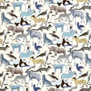 Tela Liberty Quey 2 Blue Tana Lawn Cotton