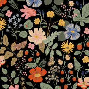 Loneta Strawberry Fields Black Rifle Paper Co.