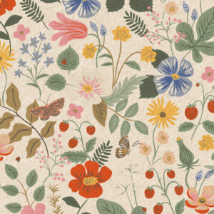 Loneta Strawberry Fields Linen Rifle Paper Co.