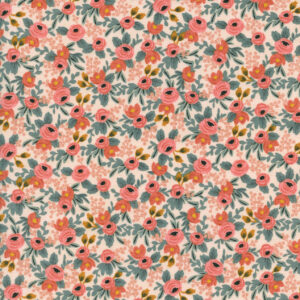 Tela Les Fleurs Rosa Peach Rifle Paper Co.