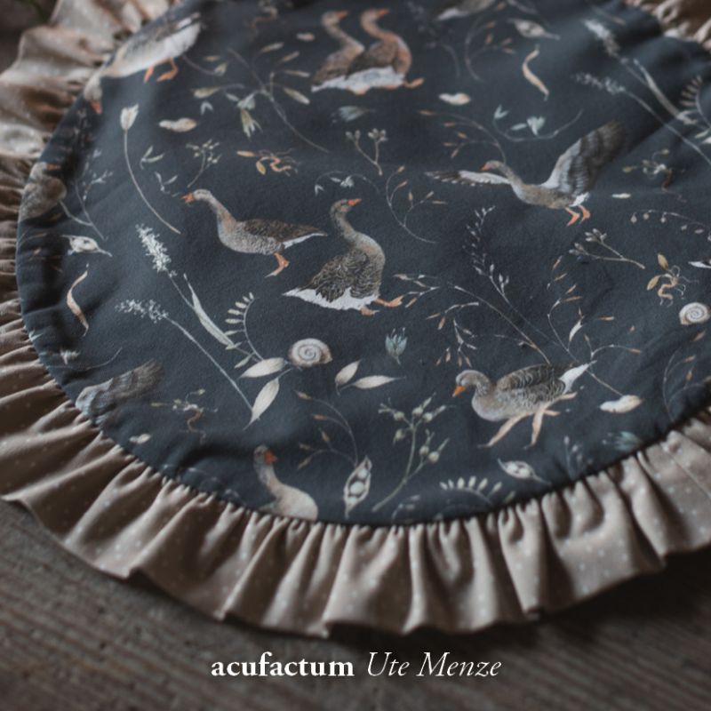 56113_3 Tela Gansos silvestres Acufactum