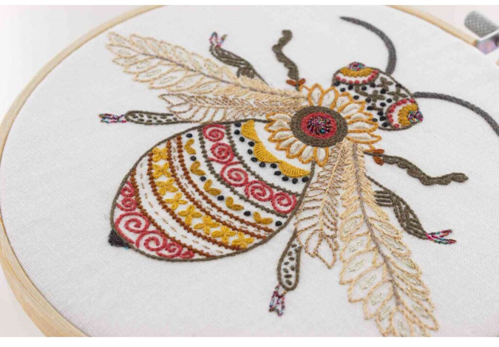 kit bordado abeja