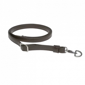 Correa Marrón y Plata 130 cm x 12 mm