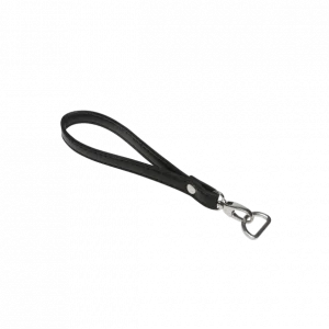 Correa Clutch Negro y Plata