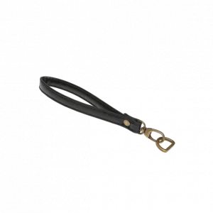 Correa Clutch Negro y Bronce