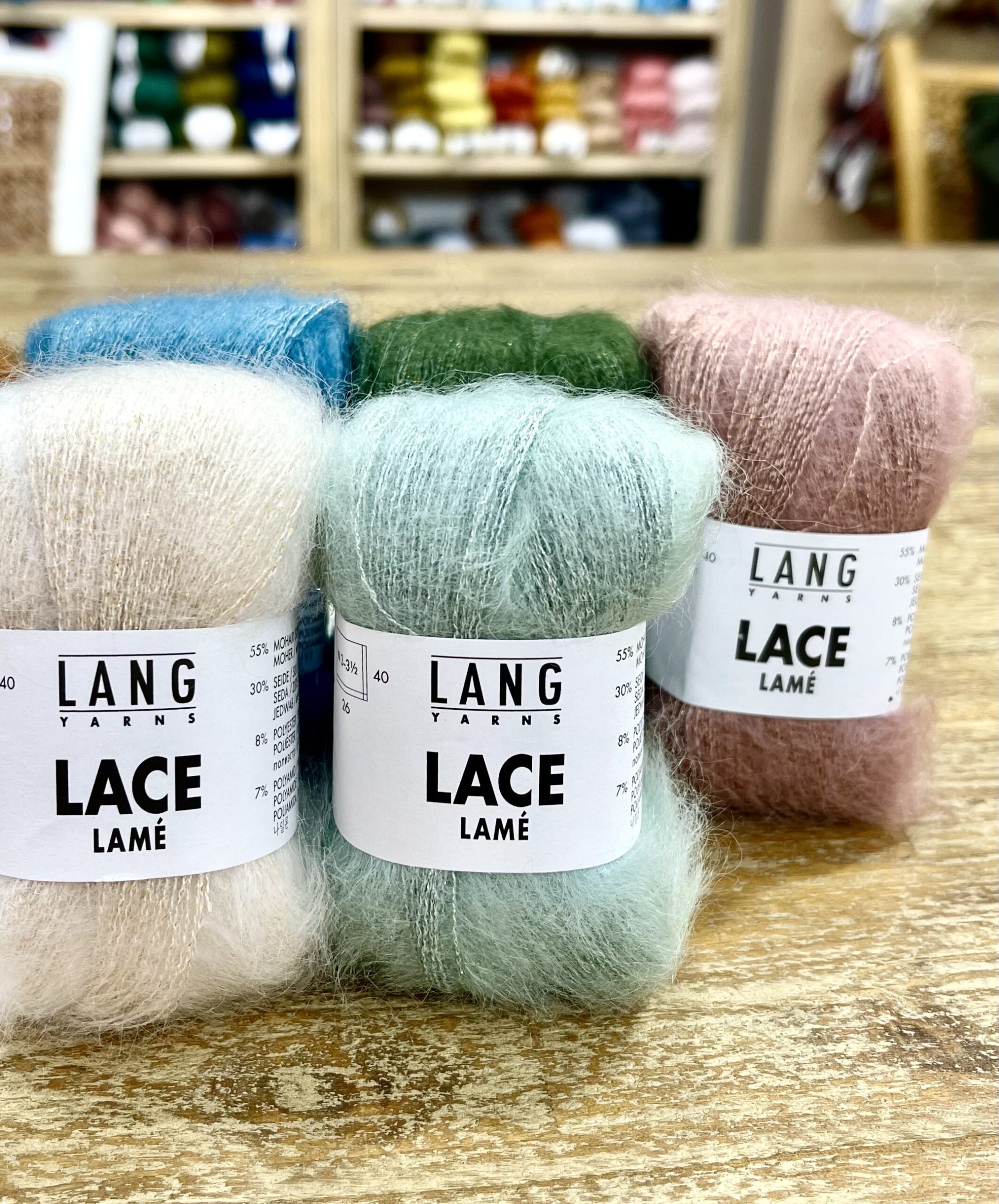 Lace Lamé Lang Yarns