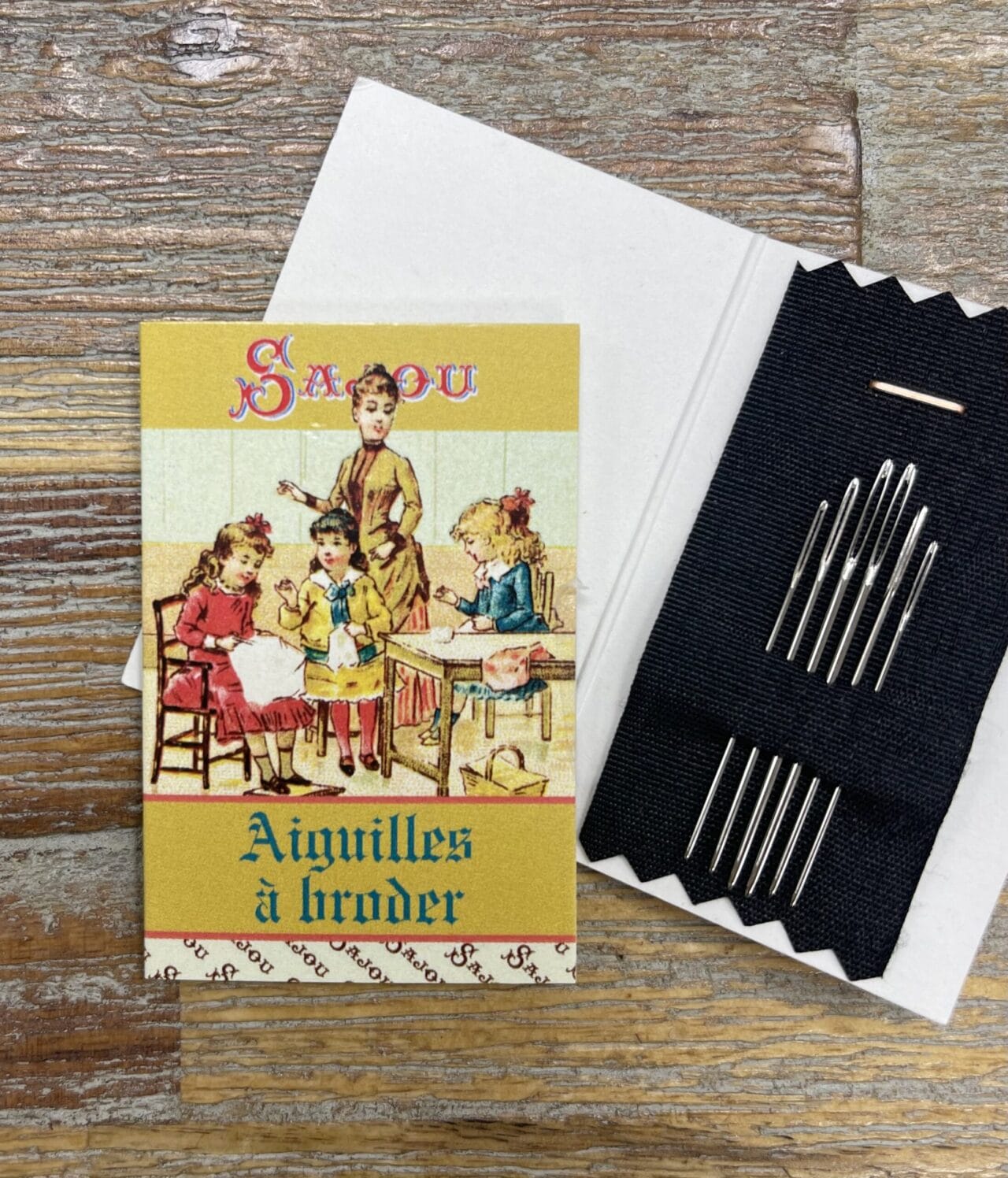 Agujas de bordar Sajou