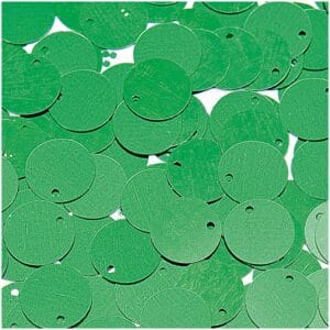 Lentejuelas Disco Verde 10 mm