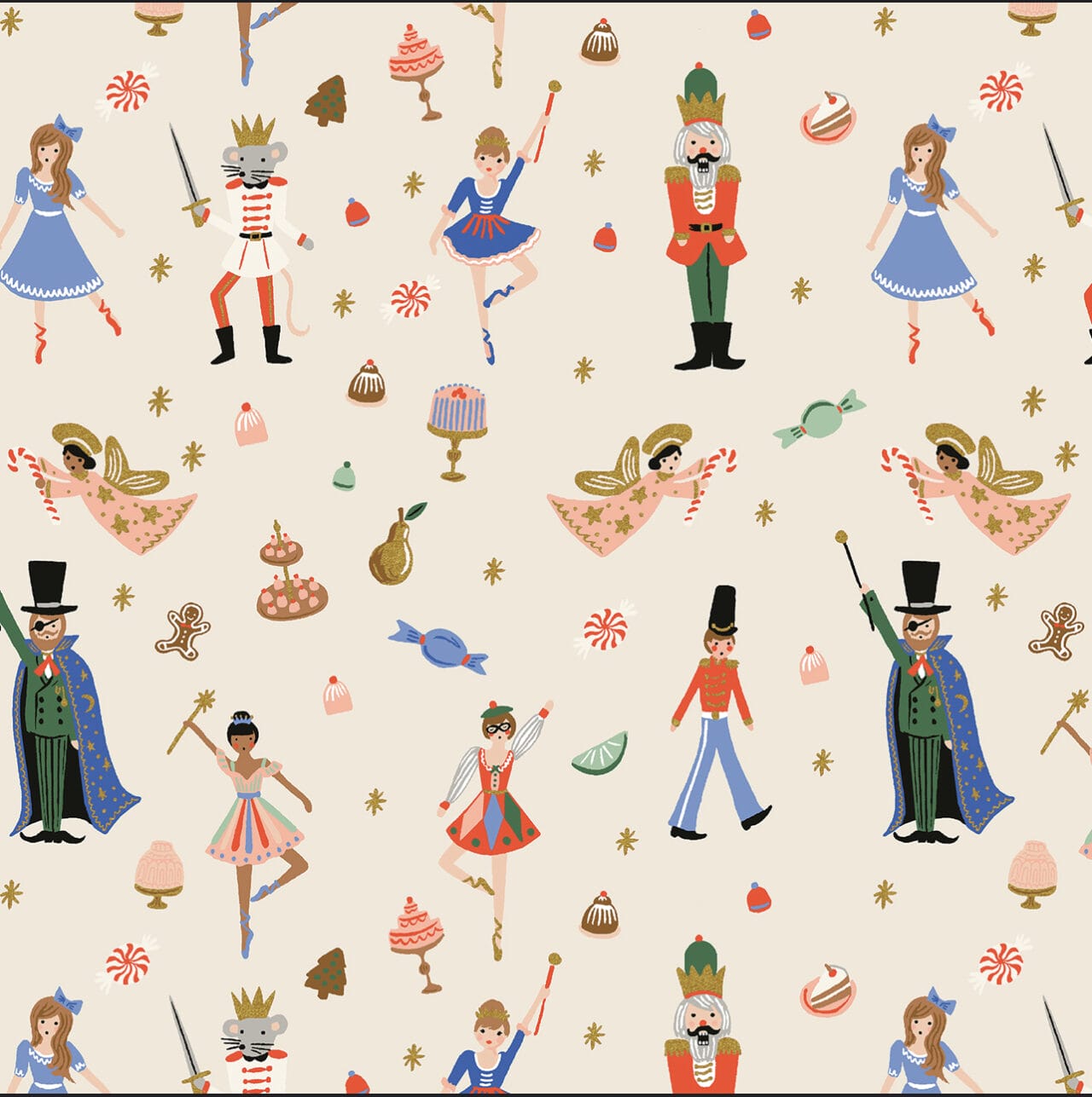 Tela Land of Sweets Holiday Classics Rifle Paper Co.