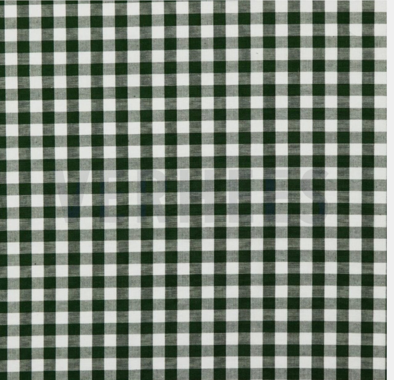 Tela Vichy verde botella