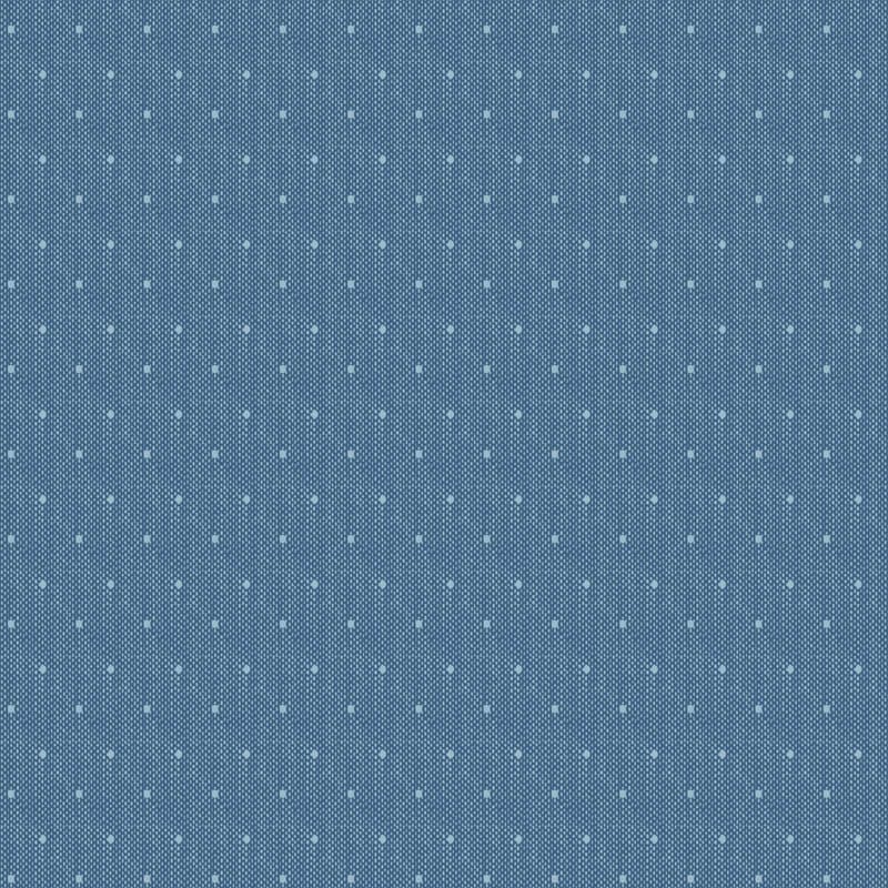 Tela Tilda Creating Memories Tinydot Blue