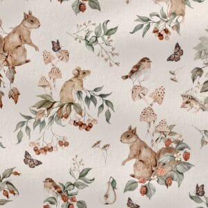 Popelin premium animales del bosque