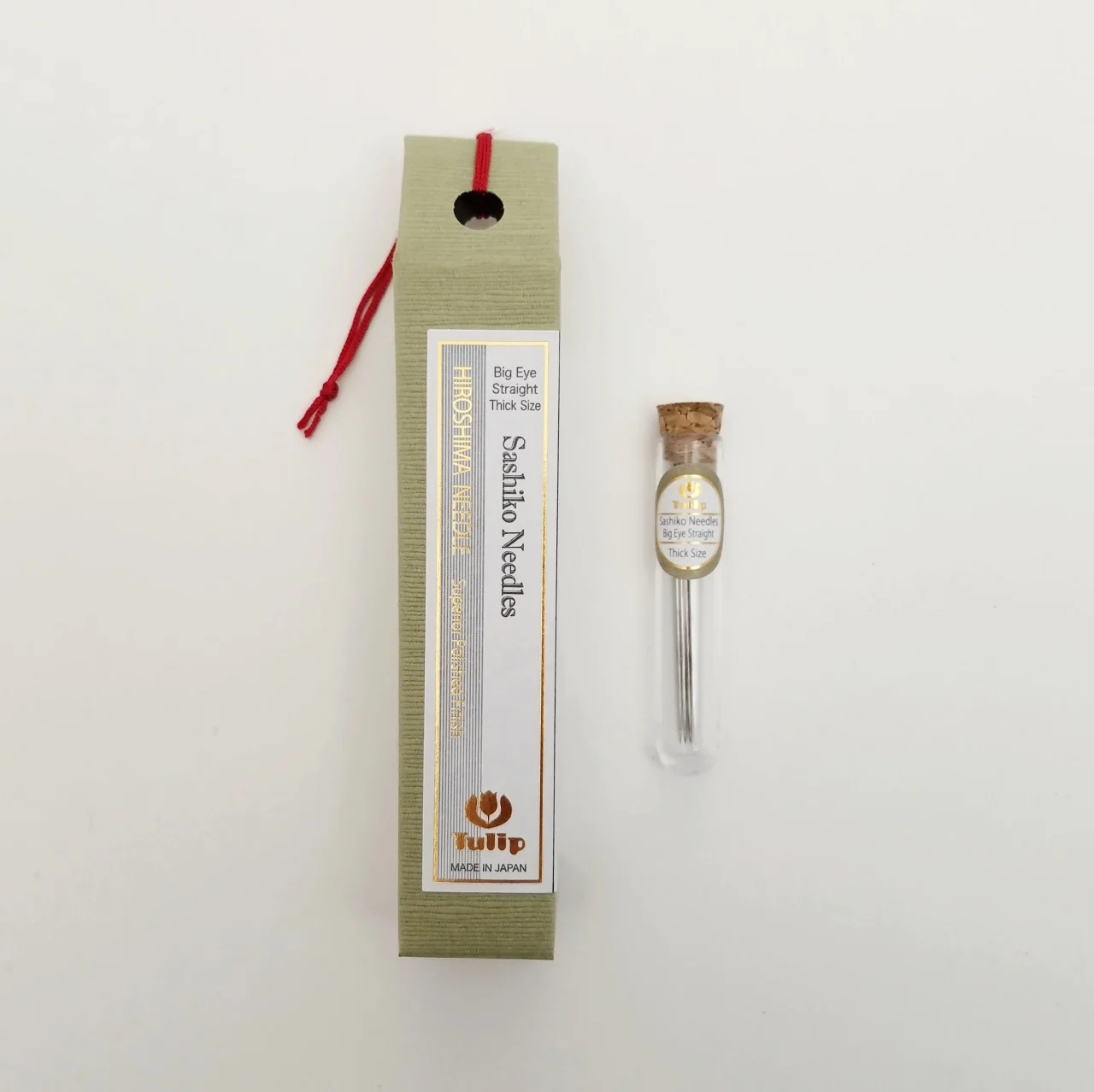 Agujas de Sashiko Big Eye Thick Tulip
