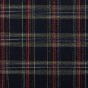 Tartán navy y burdeos