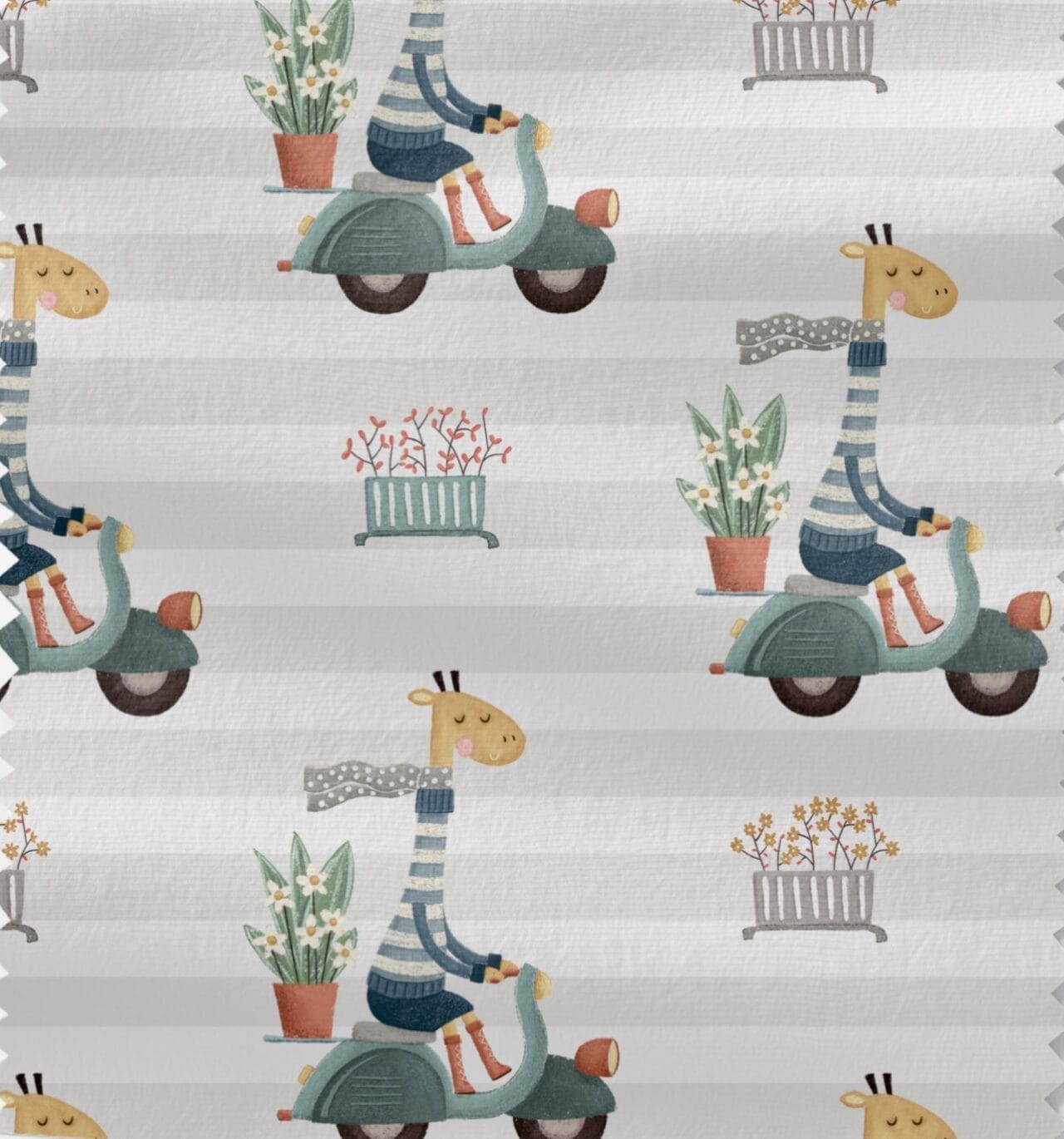 Popelin Premium Jirafas Moteras