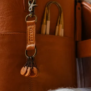 Feliz Llavero con marcadores muud