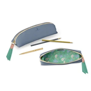 Azul, interior flores verde