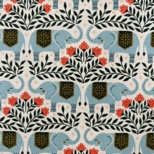 Tela Happy Elephants Cotton + Steel