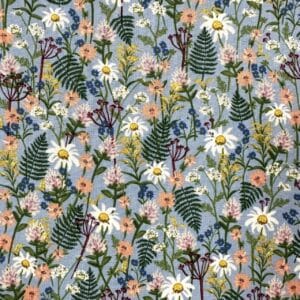Tela Wildflowers Blue Rifle Paper Co.