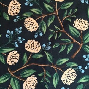 Loneta Wildwood Navy Peonies Rifle Paper Co.