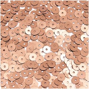 Lentejuelas Disco 7 mm Marrón