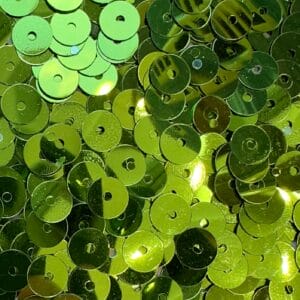Lentejuelas Disco 7 mm Verde Hoja