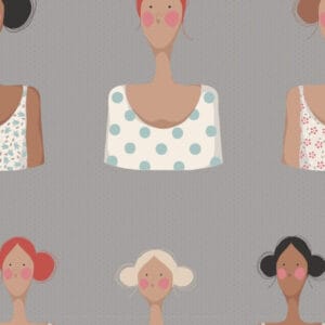 Tela Tilda Me and my friends Salte