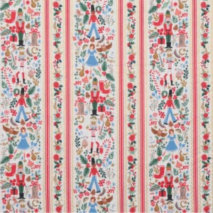 Canvas Holly Jolly Nutcracker Gold Rifle Paper Co