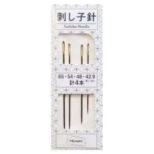 Set 4 Agujas Sashiko Olympus
